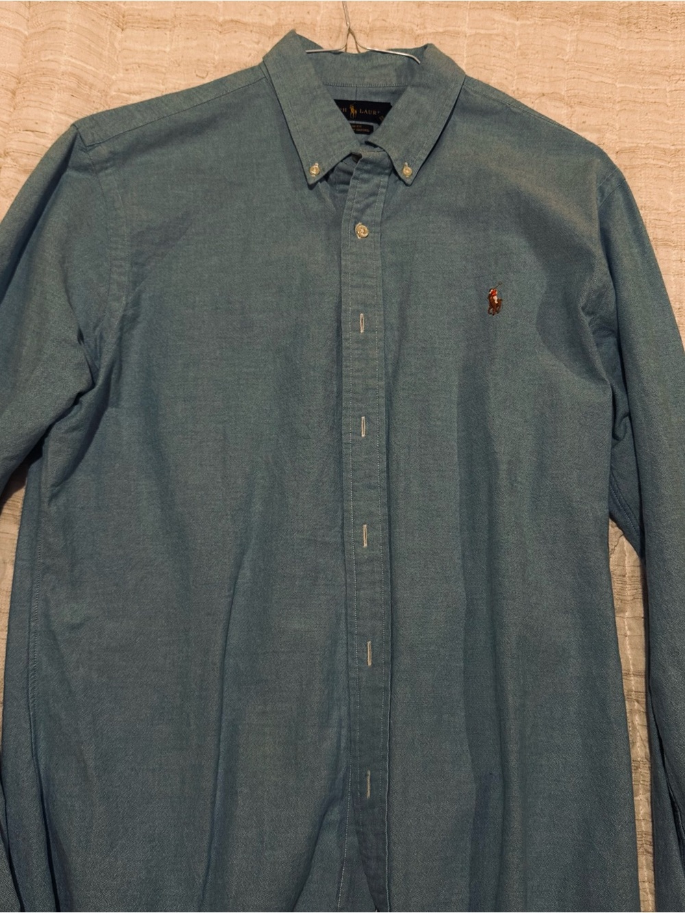 Ralph Lauren Light Blue Long-Sleeve Button-Down Shirt